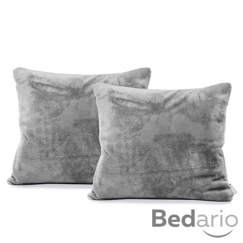 Povlak na polštářek mikroflanel 45x45 - Šedá