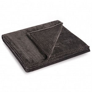 Mikroflanelová deka ŽAKÁR Premium 150x200 - Tmavě šedá