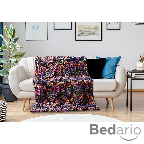 Deka mikroflanel DELUXE Jungle 150x200