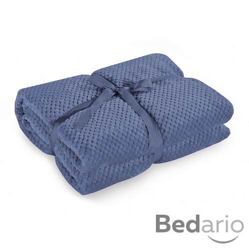 Mikroflanelová deka ŽAKÁR Premium 150x200 - Indigo