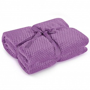 Mikroflanelová deka ŽAKÁR Premium 150x200 - Lila