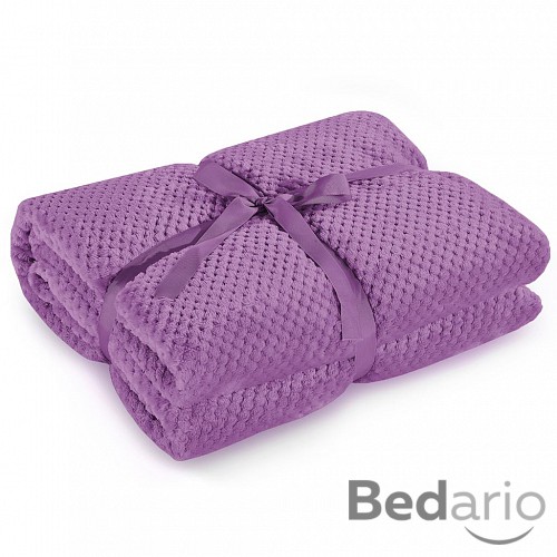 Mikroflanelová deka ŽAKÁR Premium 150x200 - Lila