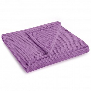 Mikroflanelová deka ŽAKÁR Premium 150x200 - Lila