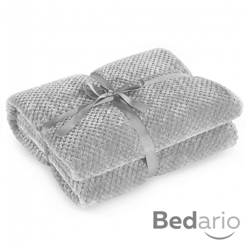 Mikroflanelová deka ŽAKÁR Premium 150x200 - Šedá