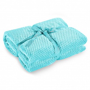 Mikroflanelová deka ŽAKÁR Premium 150x200 - Azurová