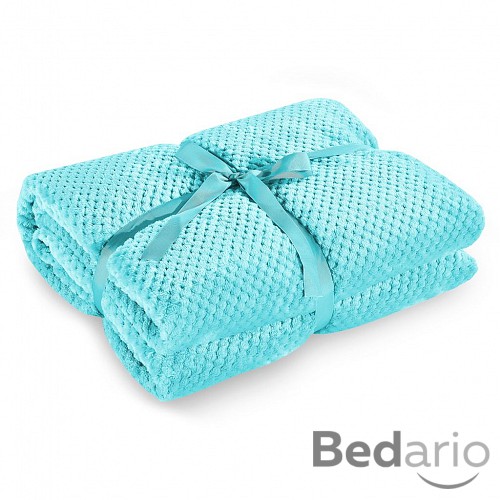 Mikroflanelová deka ŽAKÁR Premium 150x200 - Azurová