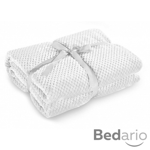 Mikroflanelová deka ŽAKÁR Premium 150x200 - Bílá