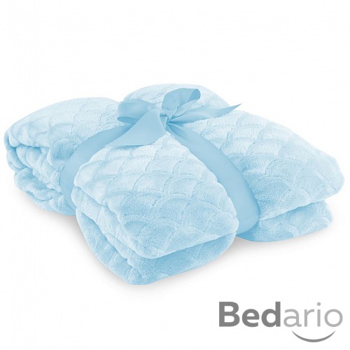 Mikroflanelová deka Sardi Premium 150x200 - Baby blue