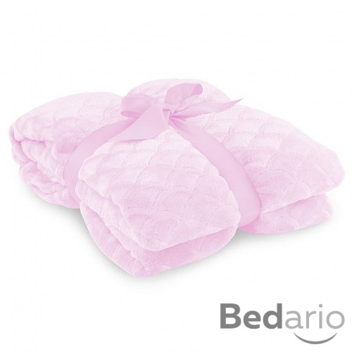 Mikroflanelová deka Sardi Premium 150x200 - Světle růžová