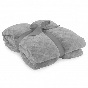Mikroflanelová deka Sardi Premium 150x200 - Tmavě šedá