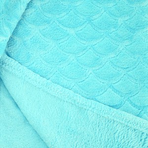 Mikroflanelová deka Sardi Premium 150x200 - Azurová