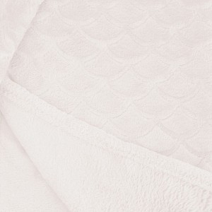 Velká mikroflanelová deka Sardi Premium 220x240 - Krémová