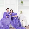 Mikroflanelová televizní deka Lazy 150x180 - Fialová