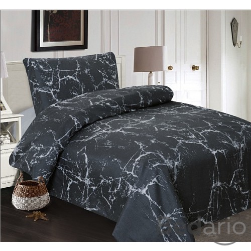 Microtop povlečení Comfort 140x200+70x90 Šedý mramor