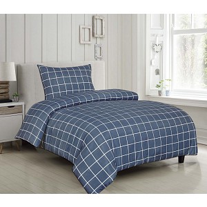 Microtop povlečení Comfort 140x200+70x90 Mřížka