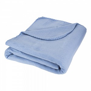 Fleecová deka BASIC 150x200 Světle modrá