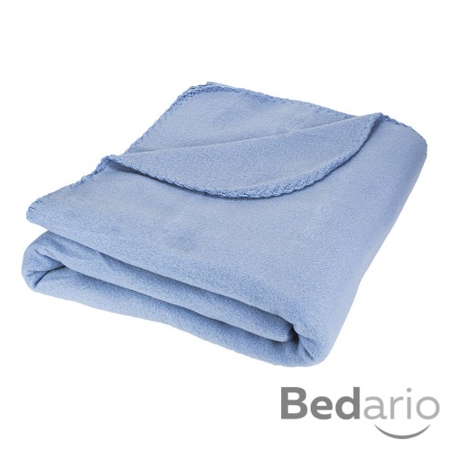 Fleecová deka BASIC 150x200 Světle modrá
