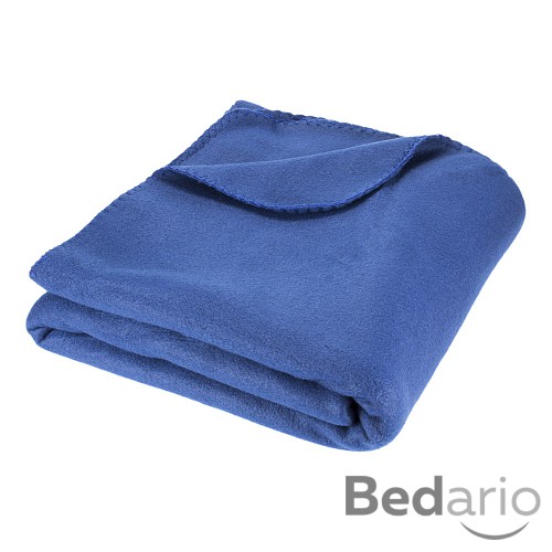 Fleecová deka BASIC 150x200 Tmavě modrá