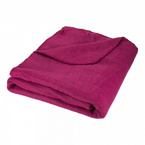Fleecová deka BASIC 150x200 Vínová