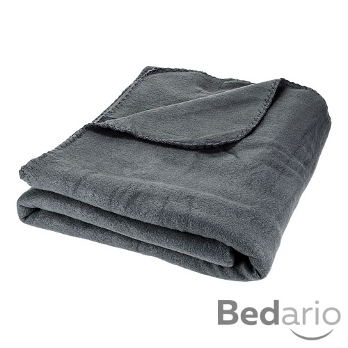 Fleecová deka BASIC 150x200 Antracitová