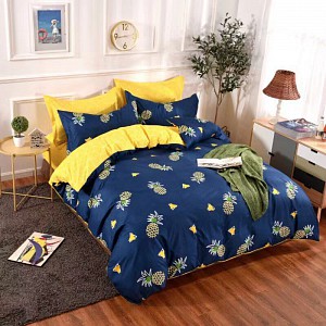 Třídílná sada povlečení 140x200+70x90+40x50 - Ananas
