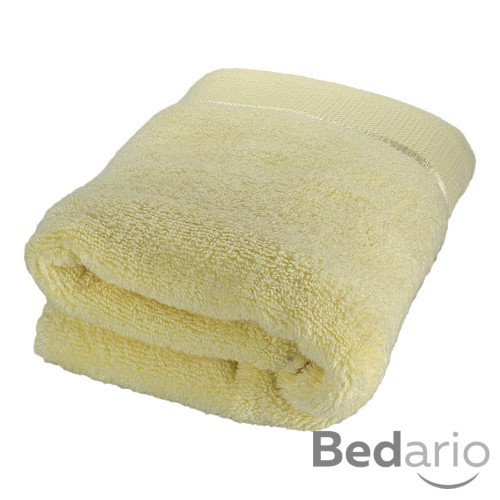 Froté ručník EXCLUSIVE TWIST ZERO - Světle žlutý
