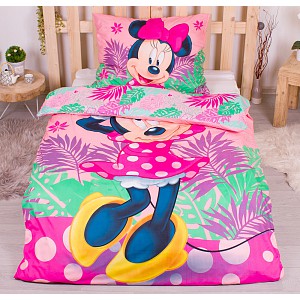 Povlečení z mikrovlákna 140x200+70x90 Minnie Tropic
