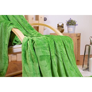 Mikroflanelová deka Premium 150x200 - Zelená