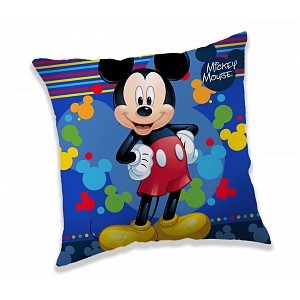 Dekorační polštářek 40x40 cm - Mickey blue
