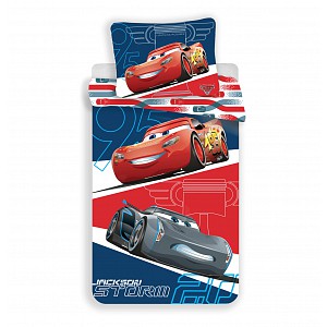 Povlečení z mikrovlákna 140x200+70x90 Cars 95 grey