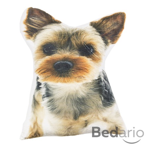 Tvarovaný polštářek ANIMALS - Štěně Jorkšír