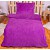 Mikroplyšové povlečení Premium 140x200+70x90 Fialová