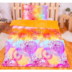 Mikroplyšové povlečení Premium 140x200+70x90 Colors