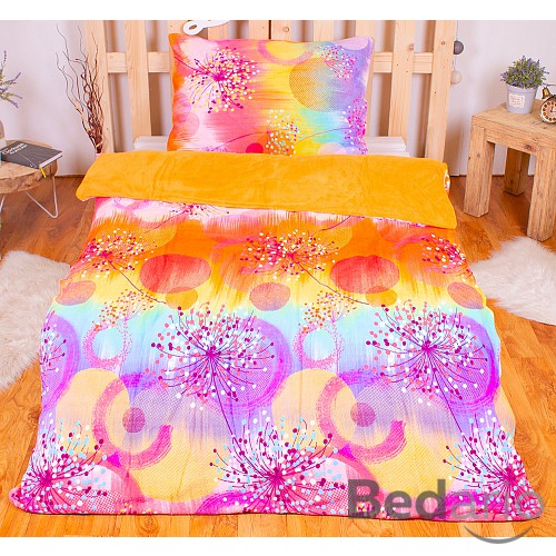 Mikroplyšové povlečení Premium 140x200+70x90 Colors