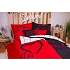 Sedmidílná sada povlečení LOVERS 140x200+70x90 Red Black