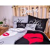 Sedmidílná sada povlečení LOVERS 140x200+70x90 Lips