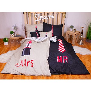Sedmidílná sada povlečení LOVERS 140x200+70x90 Doplňky