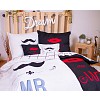 Sedmidílná sada povlečení LOVERS 140x200+70x90 Mr. & Mrs.