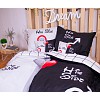 Sedmidílná sada povlečení LOVERS 140x200+70x90 Her & His side