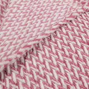 Mikroflanelová deka Christmass collection 230x200 - Růžová