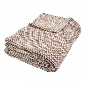 Mikroflanelová deka Christmass collection 230x200 - Hnědá