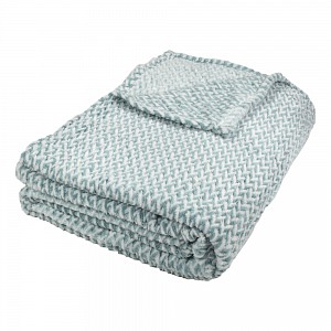 Mikroflanelová deka Christmass collection 230x200 - Azurová