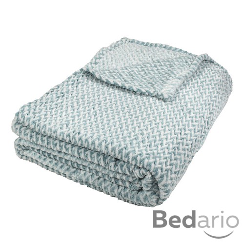 Mikroflanelová deka Christmass collection 230x200 - Azurová