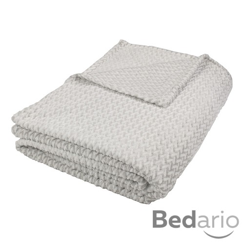 Mikroflanelová deka Christmass collection 230x200 - Šedá