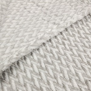 Mikroflanelová deka Christmass collection 230x200 - Šedá