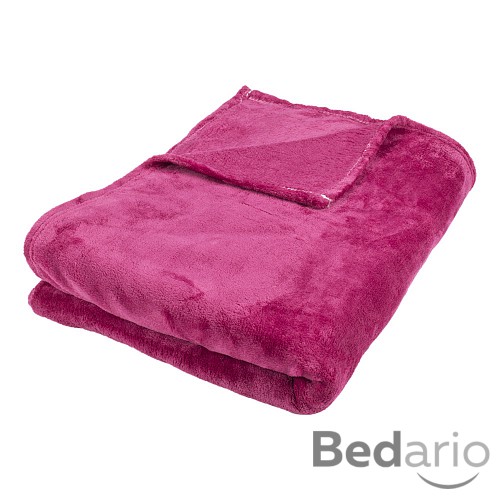 Mikroflanelová deka Premium 150x200 - Růžová