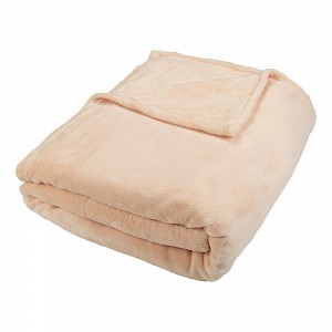 Mikroflanelová deka Premium 220x200 - Lososová