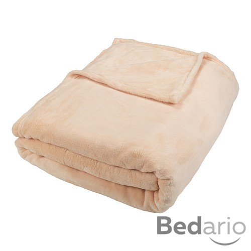 Mikroflanelová deka Premium 220x200 - Lososová