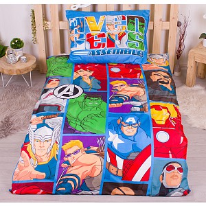 Povlečení z mikrovlákna 140x200+70x90 Avengers