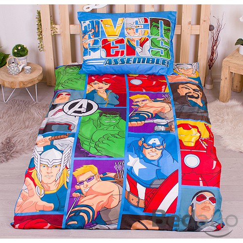 Povlečení z mikrovlákna 140x200+70x90 Avengers